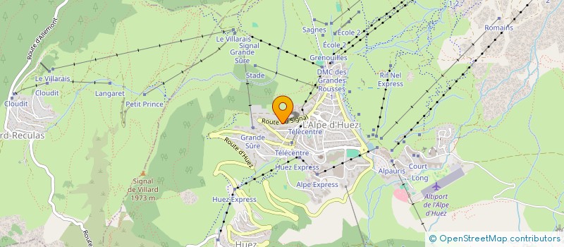 localisation de l'entreprise ZTS  HUEZ