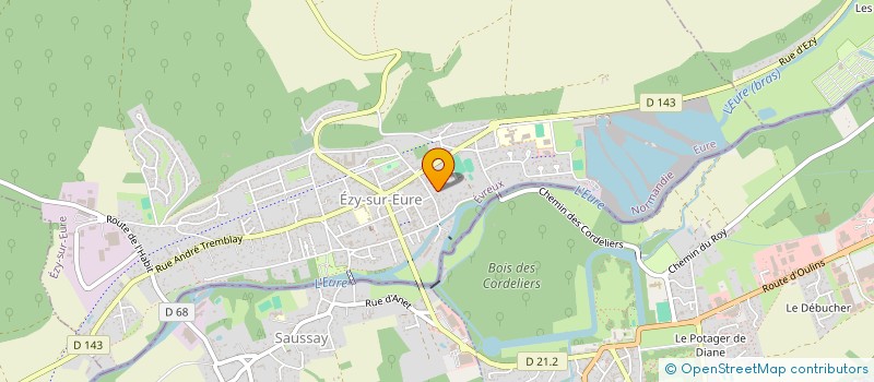 localisation de l'entreprise ZTT  EZY SUR EURE