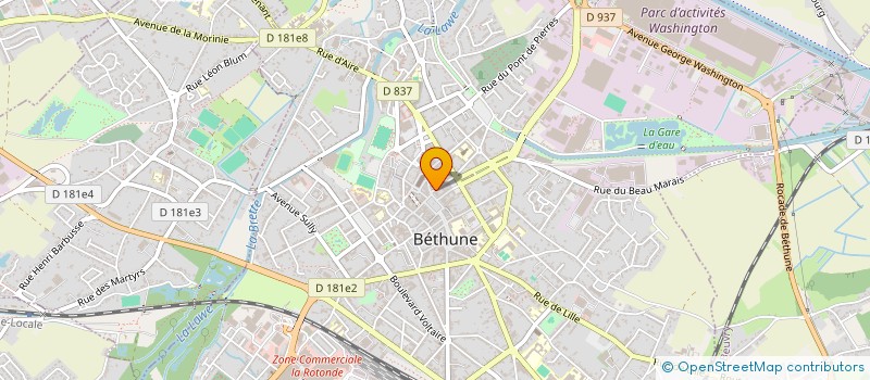 localisation de l'entreprise ZTWOA à BETHUNE