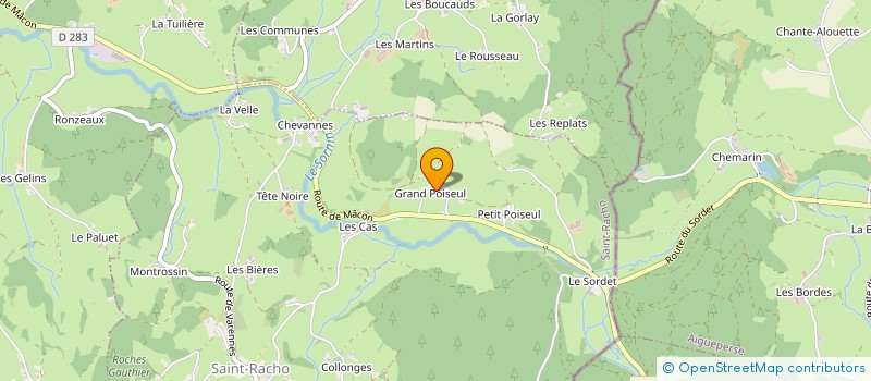 localisation de l'entreprise ZU DESIGN à LYON