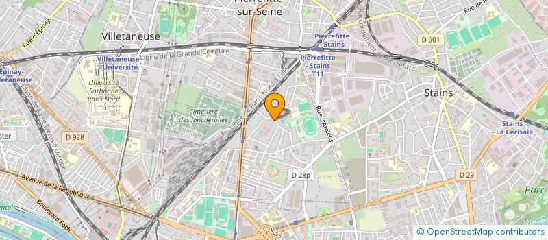 localisation de l'entreprise ZUBARY à PIERREFITTE-SUR-SEINE