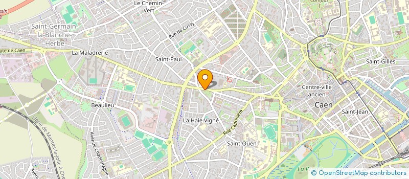 localisation de l'entreprise ZUBAT RENOVATION à CAEN