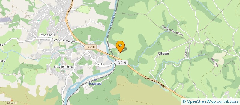 localisation de l'entreprise ZUBELETA  ITXASSOU