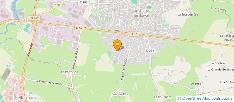 localisation de l'entreprise ZUBER - EXPERTISE à BONCHAMP-LES-LAVAL