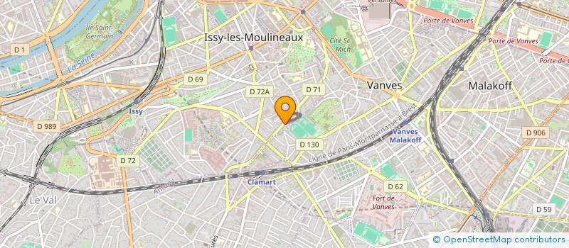 localisation de l'entreprise ZUBER SOLUTIONS à ISSY-LES-MOULINEAUX