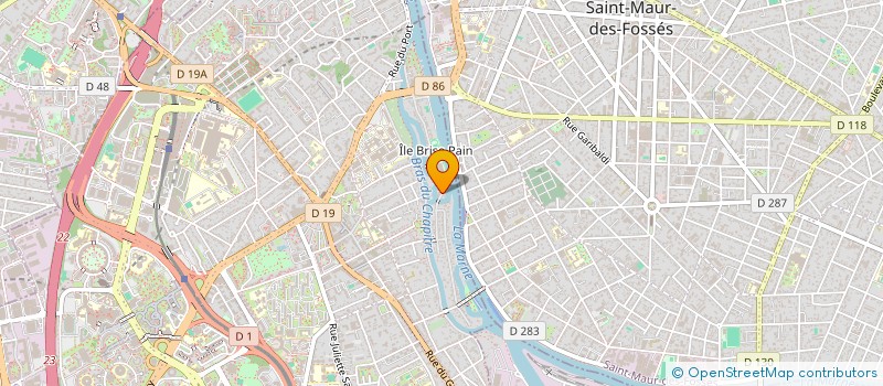 localisation de l'entreprise ZUBI'NVEST à CRETEIL