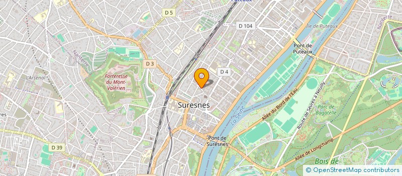 localisation de l'entreprise ZUBIAL à SURESNES