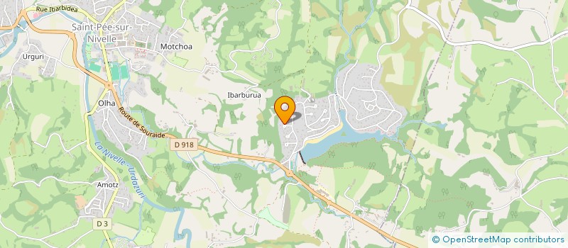 localisation de l'entreprise ZUBIKOA CONCEPT DEVELOPPEMENT  SAINT-PEE-SUR-NIVELLE