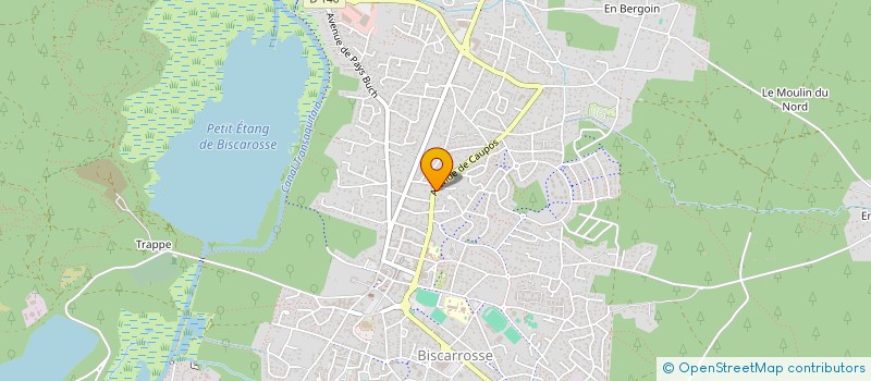 localisation de l'entreprise ZUBOVIC DAUDET  BISCARROSSE