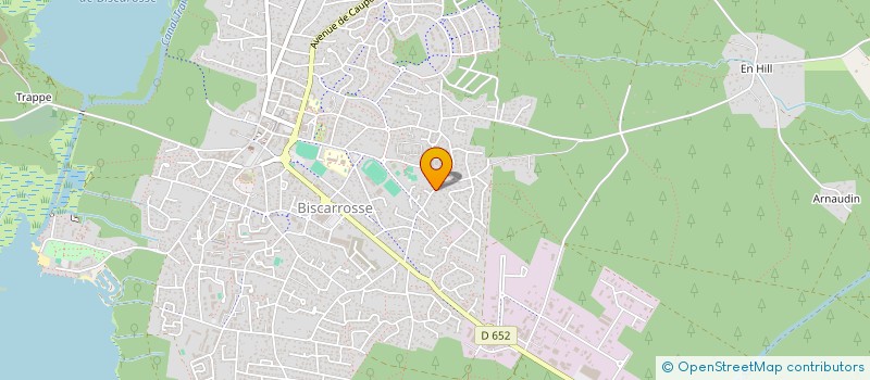 localisation de l'entreprise ZUBOVIC-MEGNICAT  BISCARROSSE