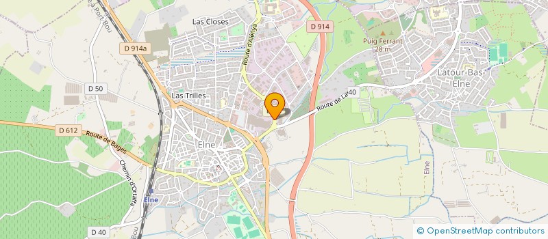 localisation de l'entreprise ZUEGG FRANCE  ELNE