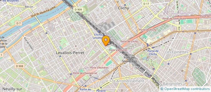 localisation de l'entreprise ZUERA à LEVALLOIS-PERRET