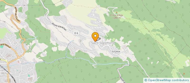 localisation de l'entreprise ZUFFETTI  ARACHES-LA-FRASSE