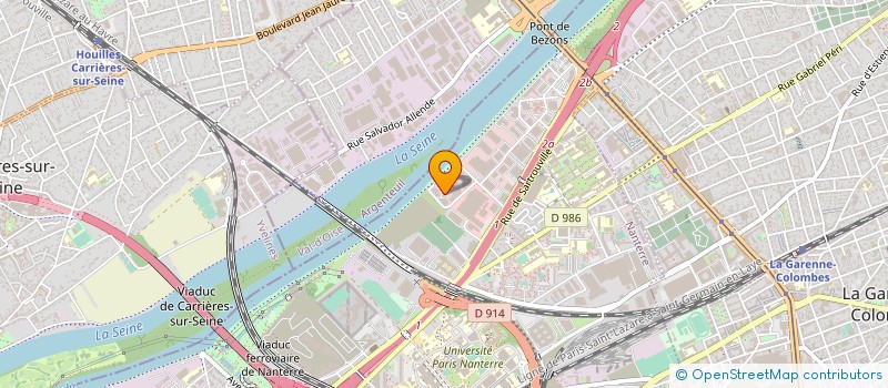 localisation de l'entreprise ZUG - BOUQUIVILLES à NANTERRE