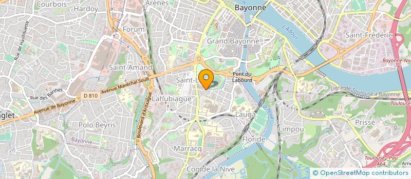 localisation de l'entreprise ZUHAITZ SOLUTIONS DRONE ET DIAGNOSTICS à BAYONNE