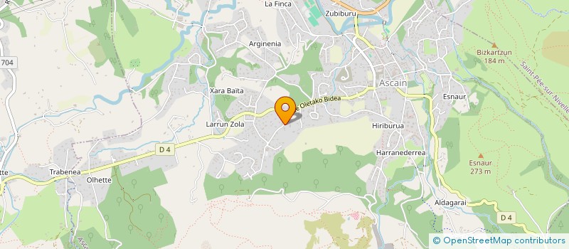 localisation de l'entreprise ZUITZARTIA  ASCAIN