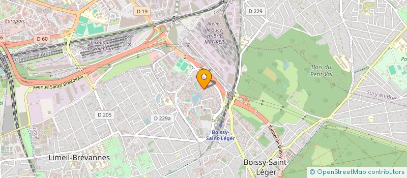 localisation de l'entreprise ZUKA CLIM à BOISSY-SAINT-LEGER