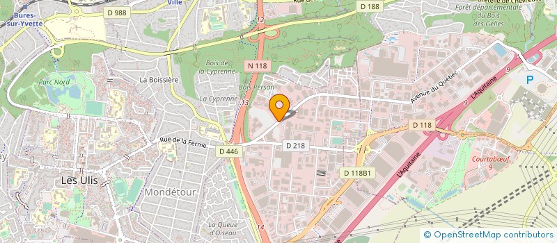 localisation de l'entreprise ZUKEN S.A. à LES ULIS