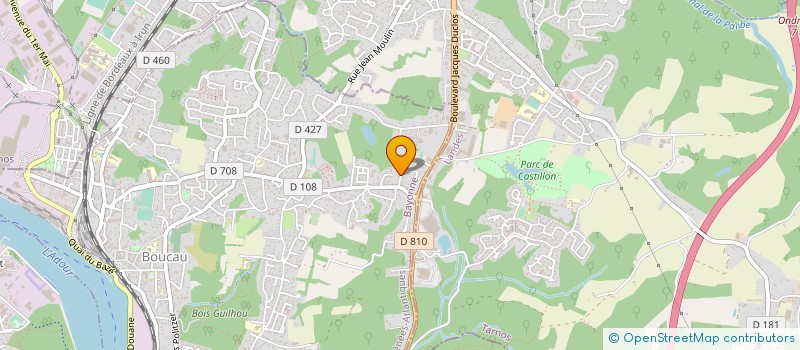 localisation de l'entreprise ZUKETANIK  BOUCAU