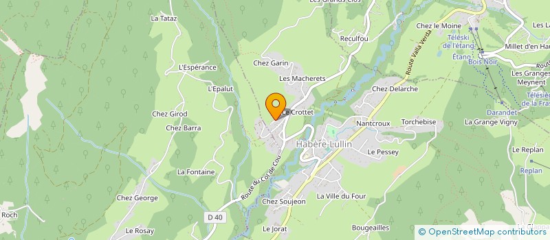 localisation de l'entreprise ZUL 2222 NORD  HABERE-POCHE