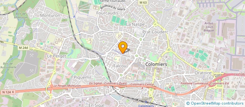 localisation de l'entreprise ZULIA à COLOMIERS