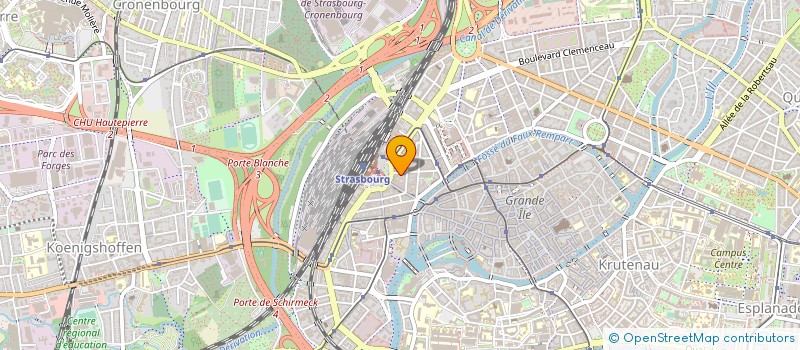 localisation de l'entreprise ZULIANEL ET ASSOCIES à STRASBOURG