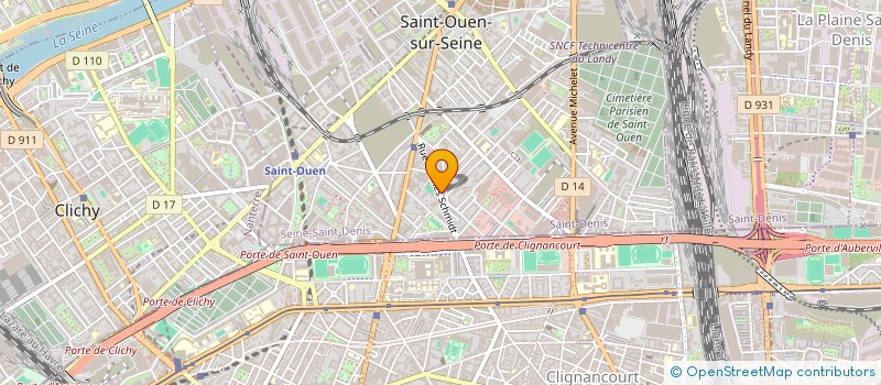 localisation de l'entreprise ZULU à SAINT-OUEN-SUR-SEINE