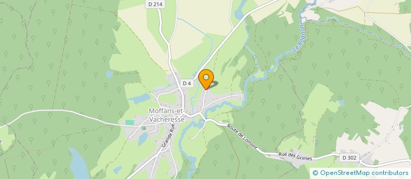 localisation de l'entreprise ZUM 70  MOFFANS-ET-VACHERESSE