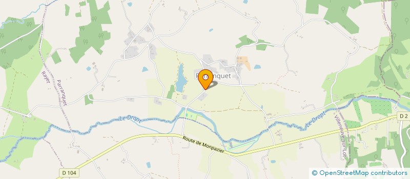 localisation de l'entreprise ZUM ET LINE  PARRANQUET