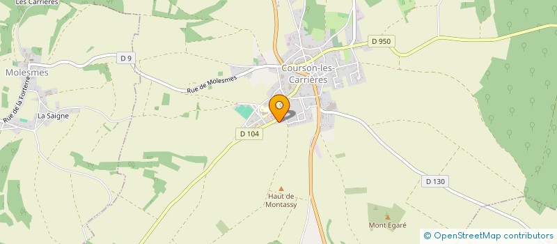 localisation de l'entreprise ZUM'FIT FORTERRE  COURSON-LES-CARRIERES