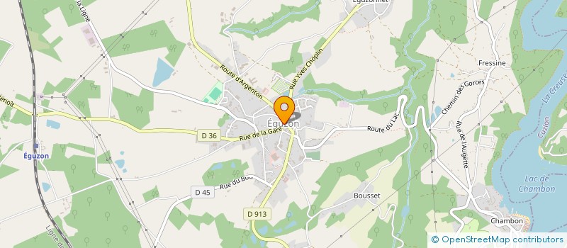 localisation de l'entreprise ZUMB AMIGOS à EGUZON-CHANTOME