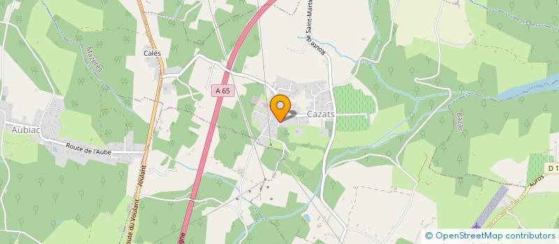 localisation de l'entreprise ZUMB'AMIS  CAZATS