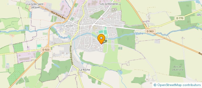 localisation de l'entreprise ZUMBA CANDE  CANDE