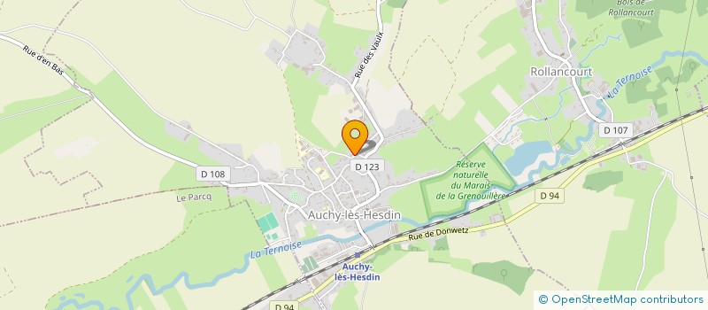 localisation de l'entreprise ZUMBA D'AUCHY  AUCHY-LES-HESDIN