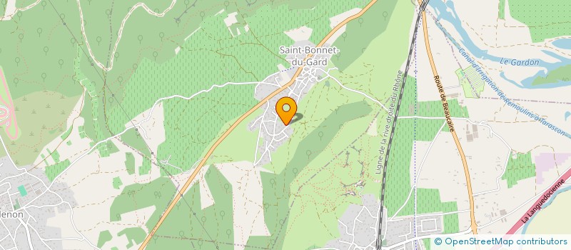 localisation de l'entreprise ZUMBA FIT GYM 21  SAINT-BONNET-DU-GARD