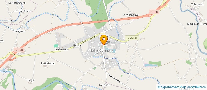 localisation de l'entreprise ZUMBA'GO  SAINT-GONNERY