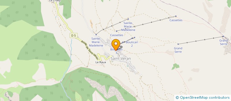 localisation de l'entreprise ZUMBA QUEYRAS  SAINT-VERAN