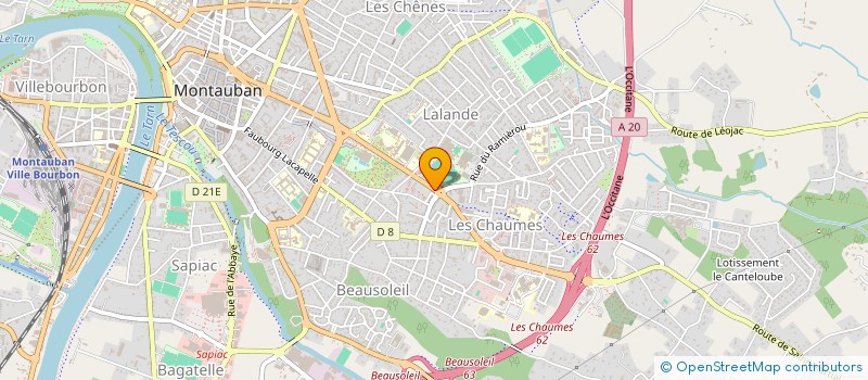 localisation de l'entreprise ZUMSO  MONTAUBAN