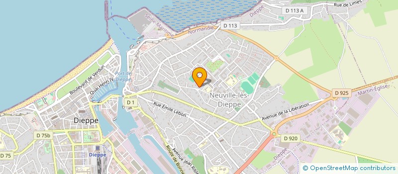 localisation de l'entreprise ZUNA CONSTRUCTION  DIEPPE