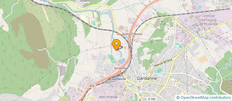 localisation de l'entreprise ZUNINO BATIRENOV à GARDANNE