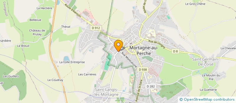 localisation de l'entreprise ZUNINO EXPLOITATION FORESTIERE à MORTAGNE-AU-PERCHE