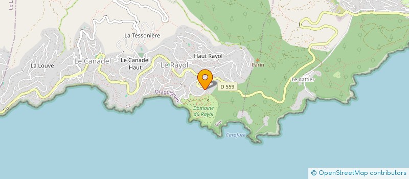 localisation de l'entreprise ZUNINO PHILIPPE à RAYOL-CANADEL-SUR-MER