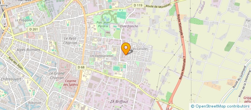 localisation de l'entreprise ZUNKO  VALENCE