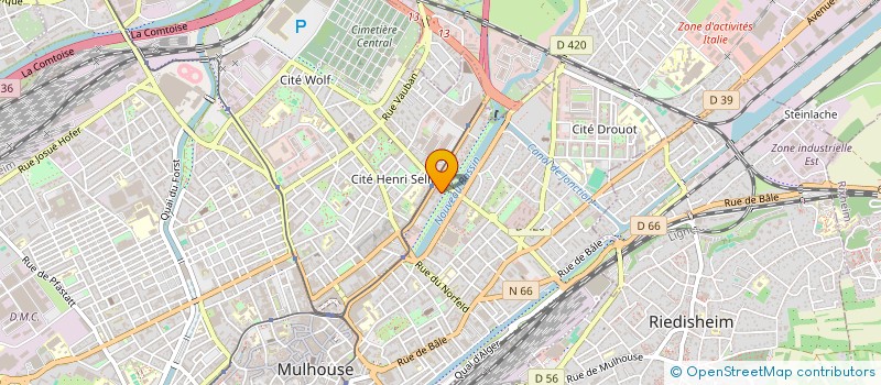 localisation de l'entreprise ZUO  MULHOUSE