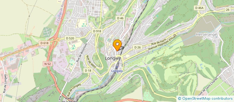 localisation de l'entreprise ZUPATRIMOINE à LONGWY