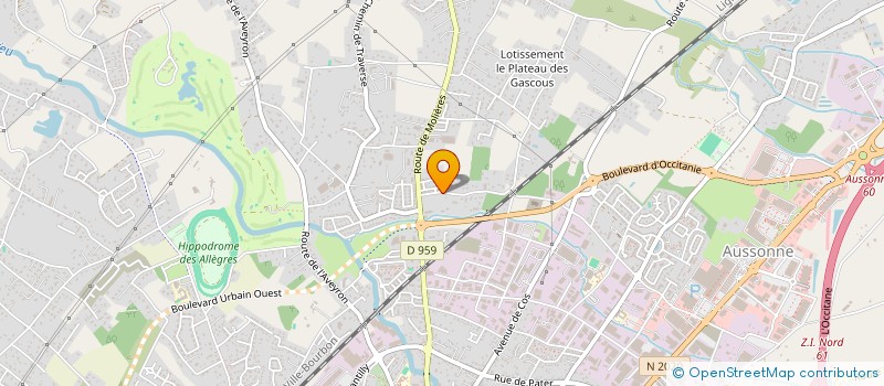 localisation de l'entreprise ZURAU  MONTAUBAN