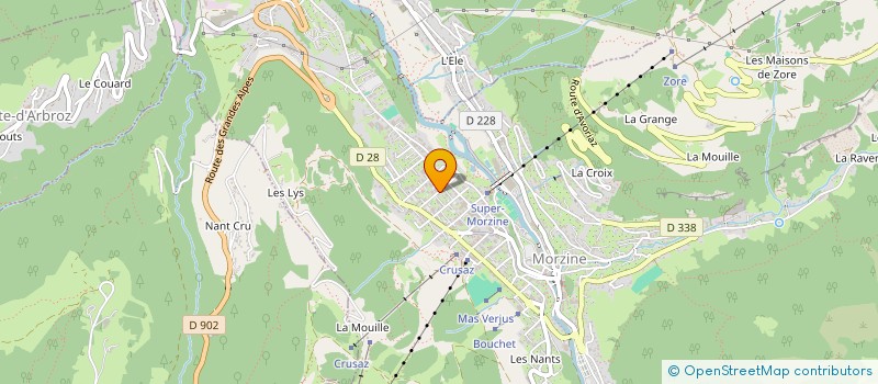 localisation de l'entreprise ZURCHER PHILIPPE SARL à MORZINE