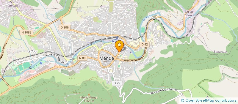 localisation de l'entreprise ZURICH ASSURANCES  MENDE