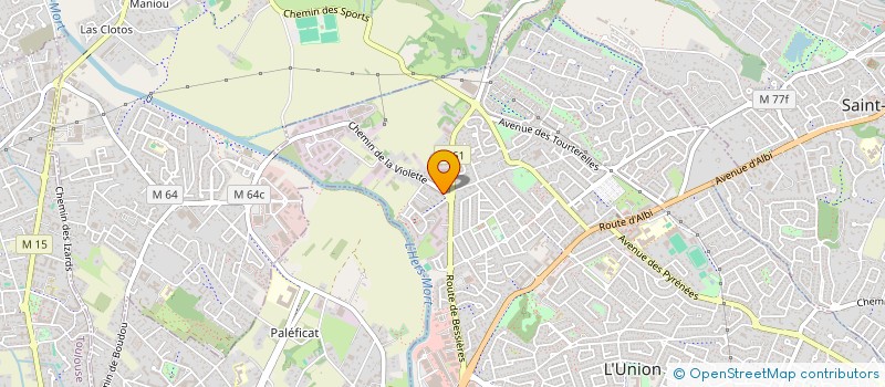 localisation de l'entreprise ZURMANG GADEN JAMTSE LING à L'UNION