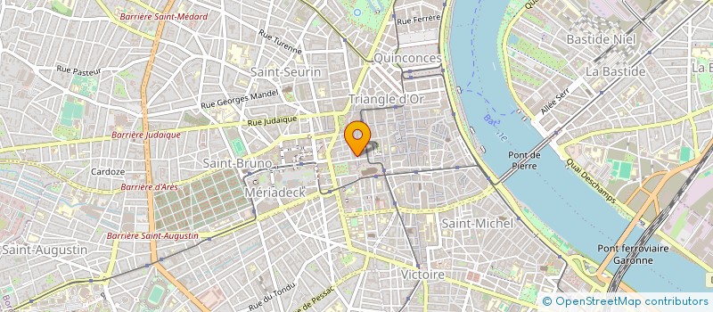 localisation de l'entreprise ZUTTION SPORTS SARL à BORDEAUX